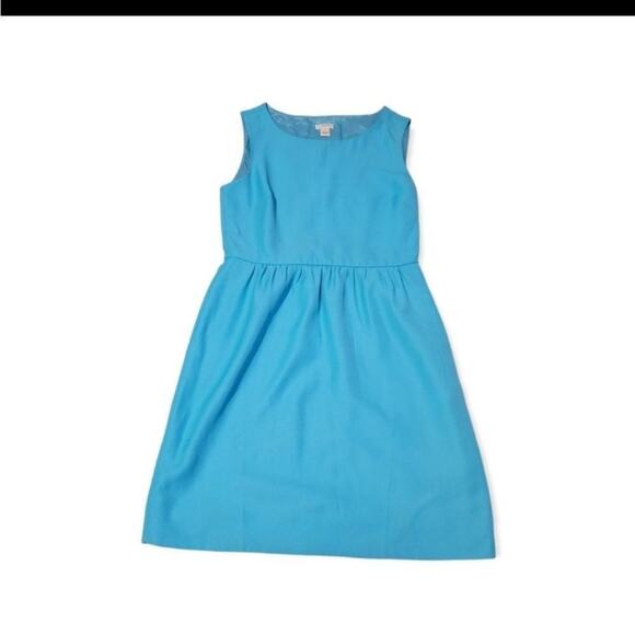 J.Crew size 2 turquoise midi dress - Picture 1 of 4